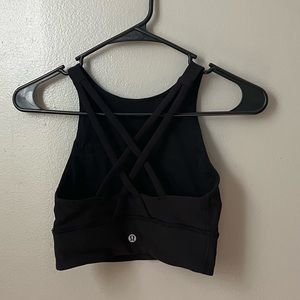 lululemon ribbed sports bra strappy back